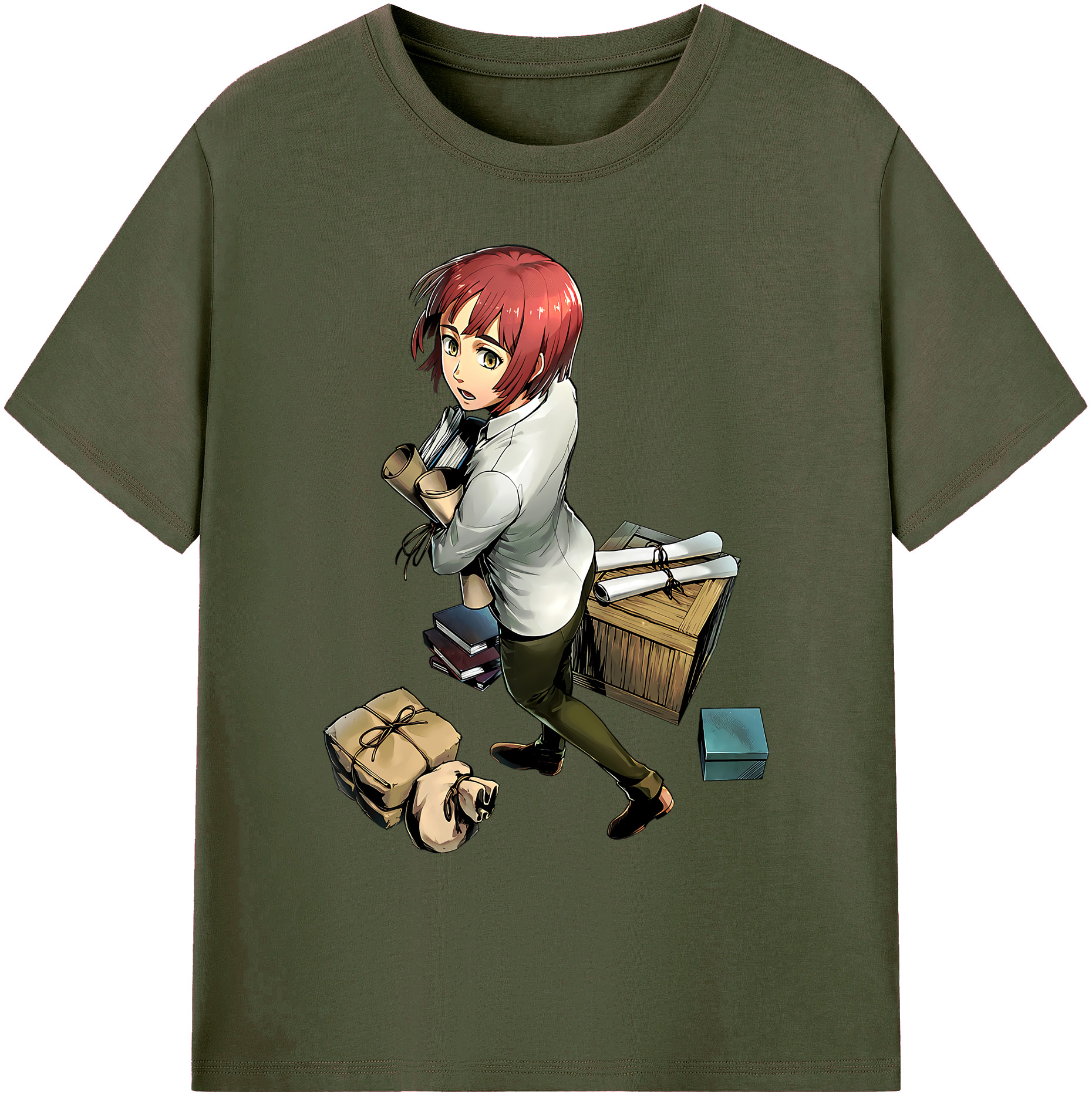 （画像用） 進撃の巨人 Attack on Titan 綿100％ メンズ半袖Tシャツ｜肌触りやわらか＆通気性